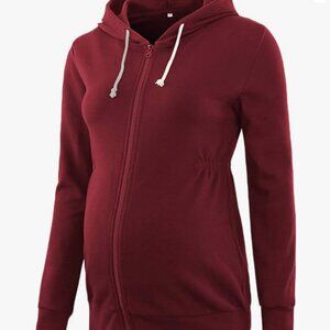 Maternity zip up hoodie size small, gently used